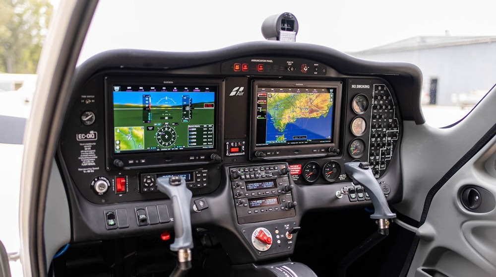 sga flotte tecnam p2008jc ng cockpit